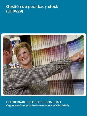cover image of UF0929--Gestión de pedidos y stock